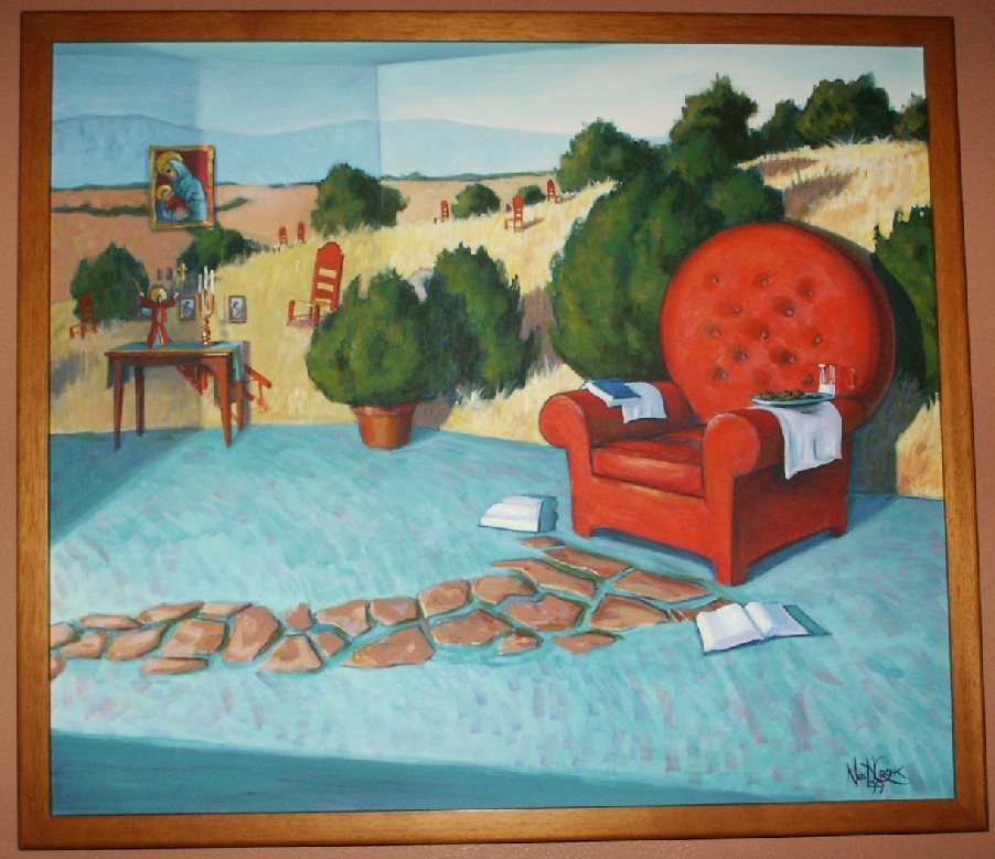 Breakfast — painting by Neil H. Cronk