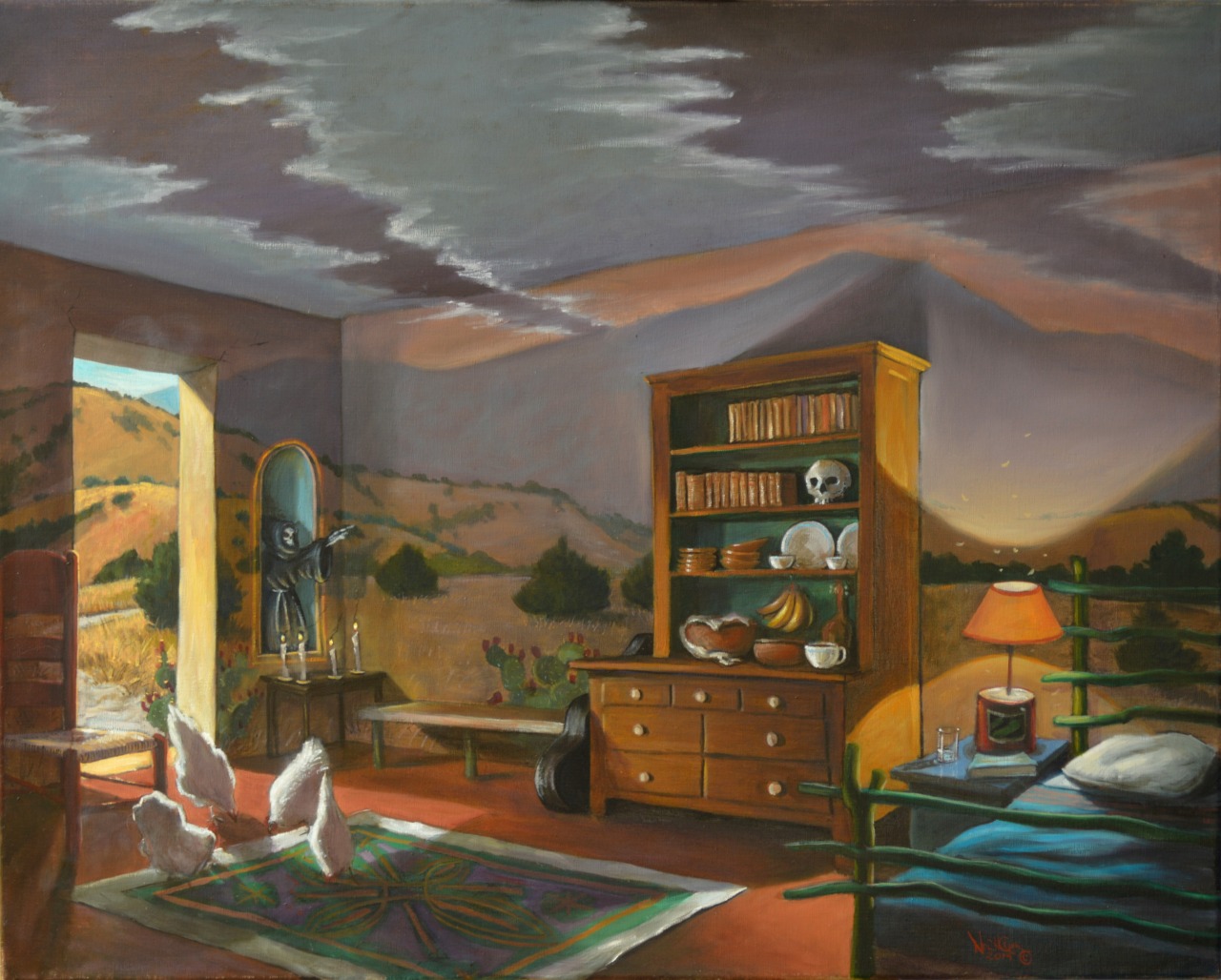 Casa — painting by Neil H. Cronk