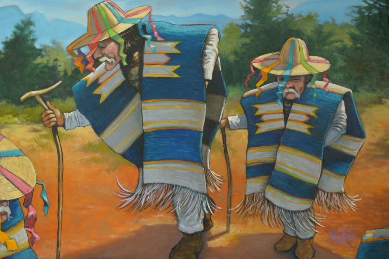 Danza de los Viejitos — painting by Neil H. Cronk