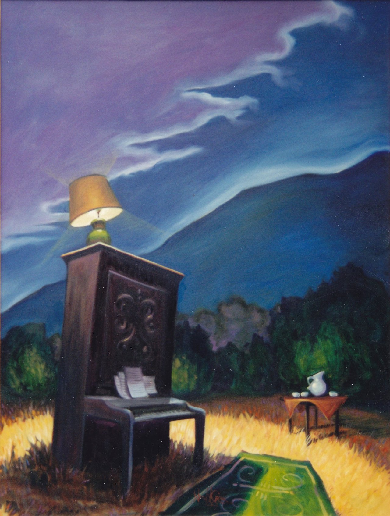 El Piano Silvestre — painting by Neil H. Cronk