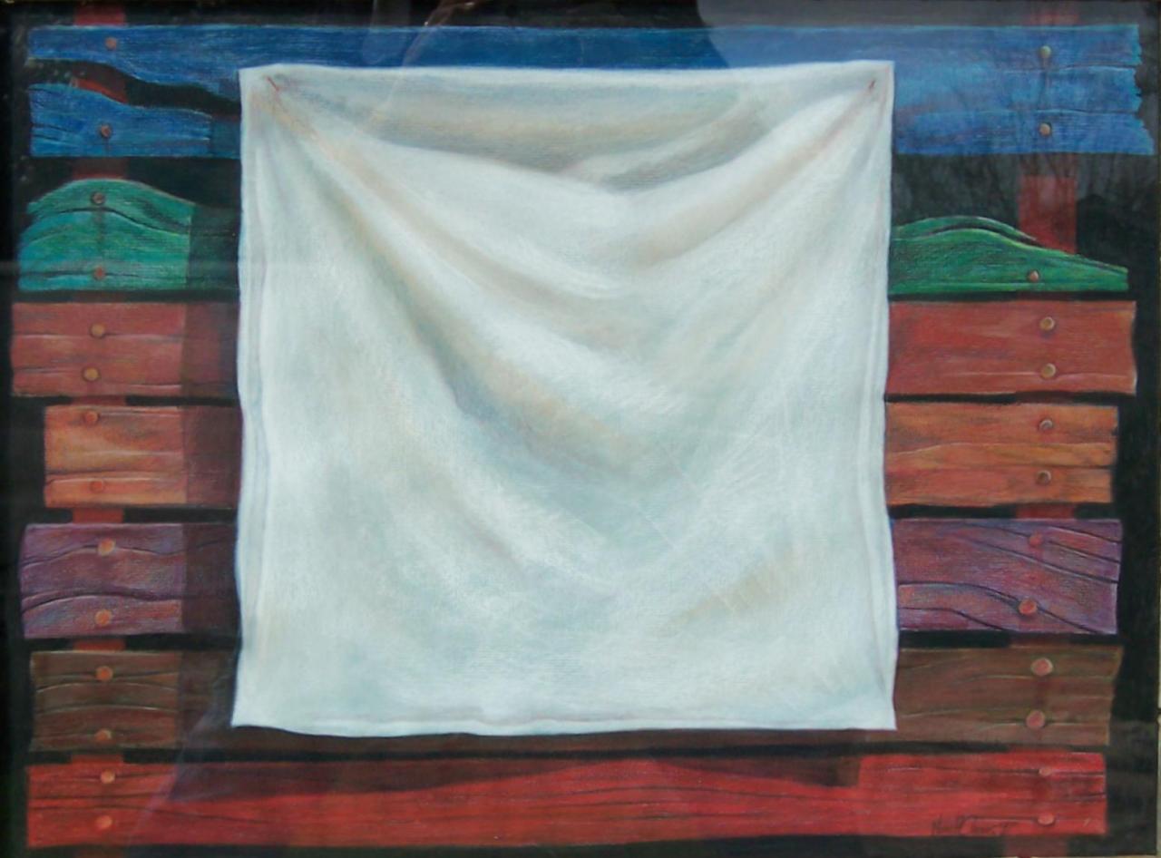 Hanging Cloth — painting by Neil H. Cronk