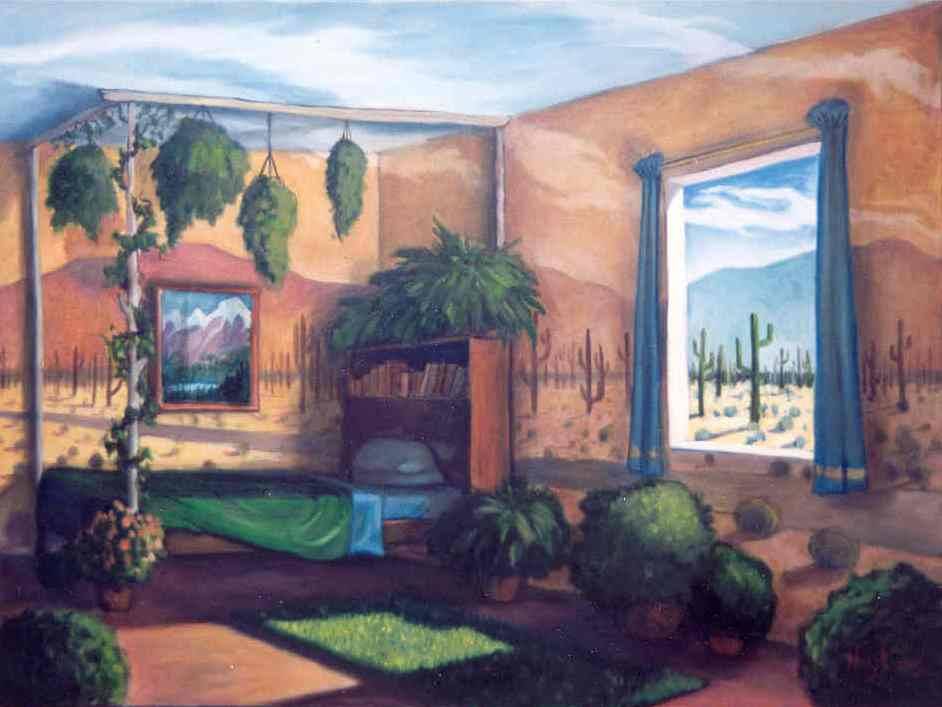 Oasis — painting by Neil H. Cronk