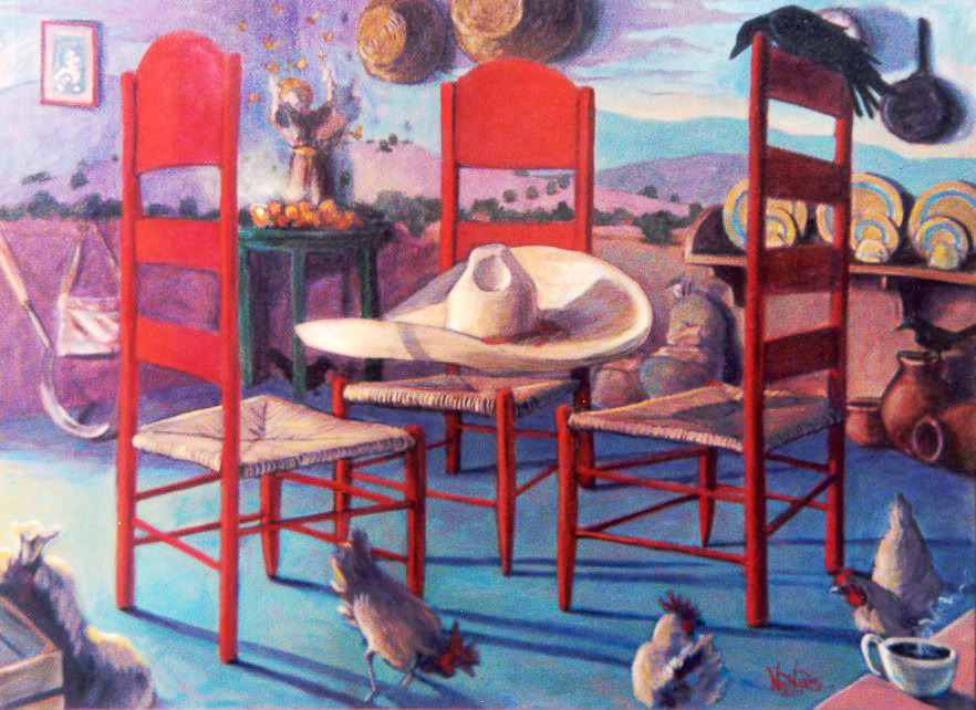 Sombrero Flotante — painting by Neil H. Cronk