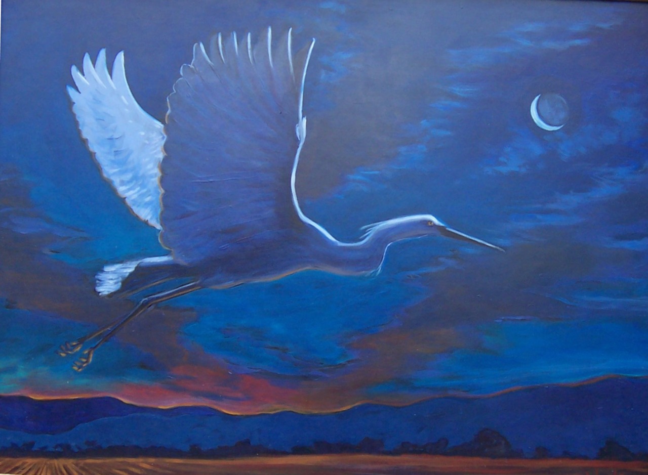 Spirit Flight — painting by Neil H. Cronk