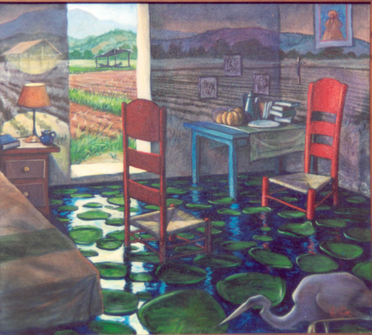 Still Water Runs Deep — painting by Neil H. Cronk