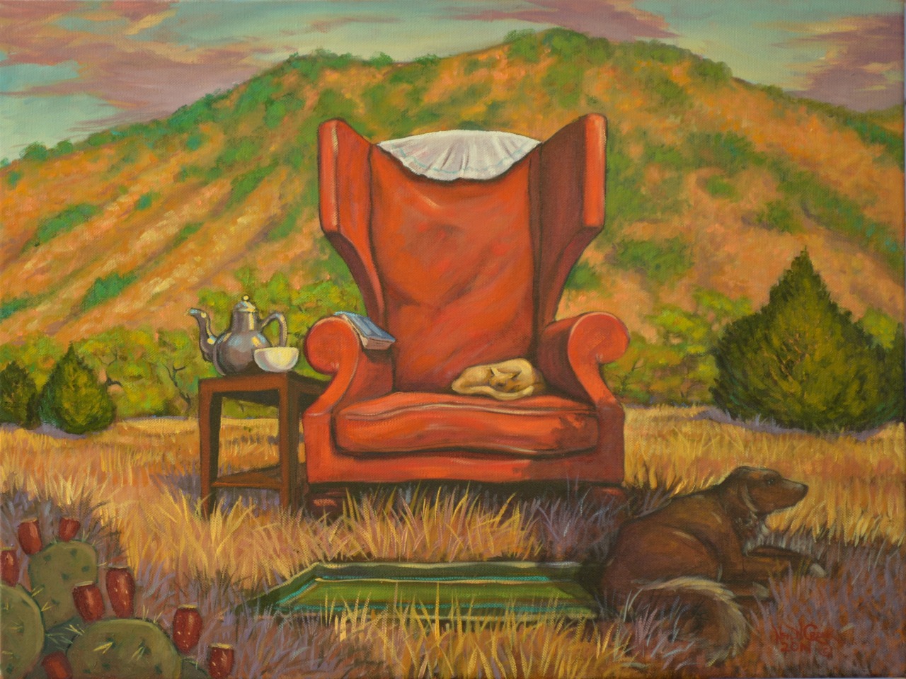 Take the One Seat — painting by Neil H. Cronk