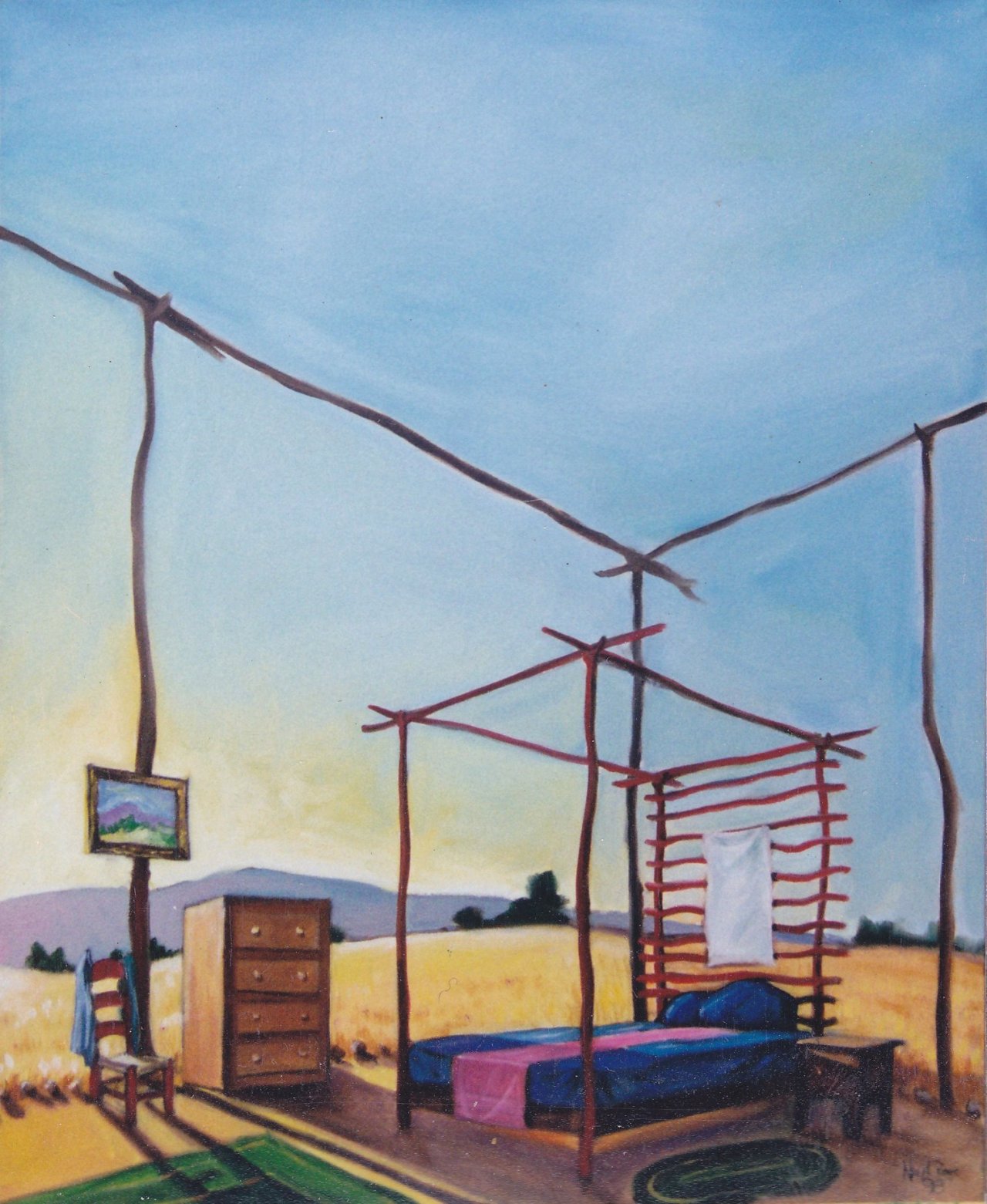 The Tenuous Line — painting by Neil H. Cronk