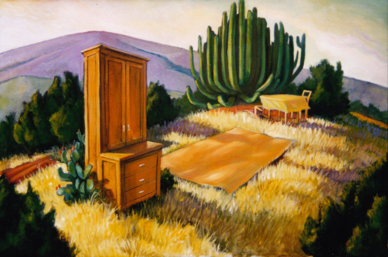 Tossed Along the Trail — painting by Neil H. Cronk