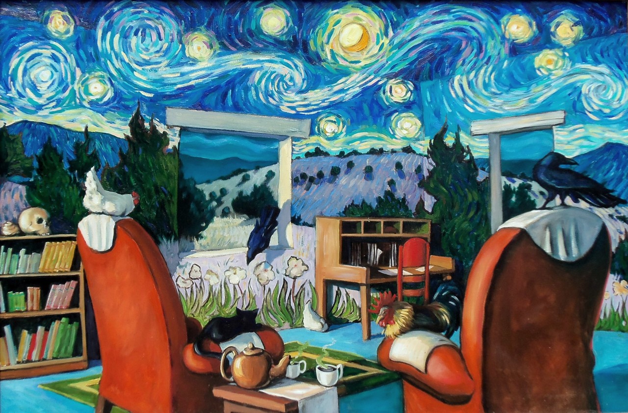 Vinnie's House — painting by Neil H. Cronk