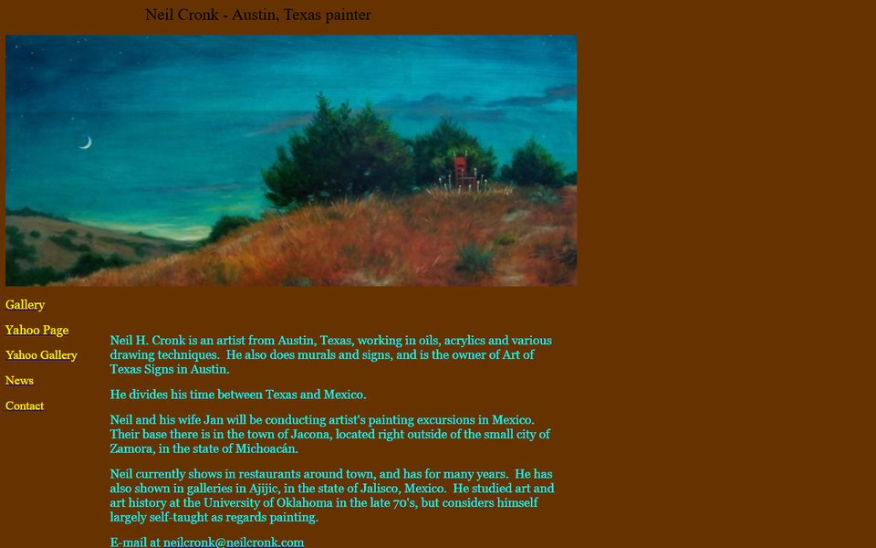 Peak-activity snapshot of neilcronk.com from Jun 27, 2006